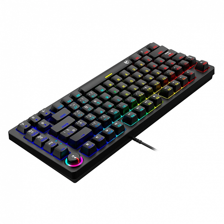 Teclado Netmak Mecanico Retroiluminado Negro Art.NM-ABILITY
